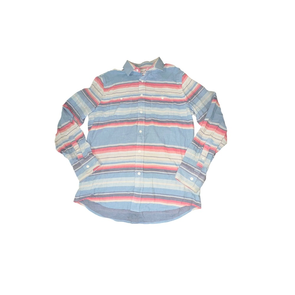 Faherty The Malibu Shirt Mens Medium Button Up Beach House Collection
